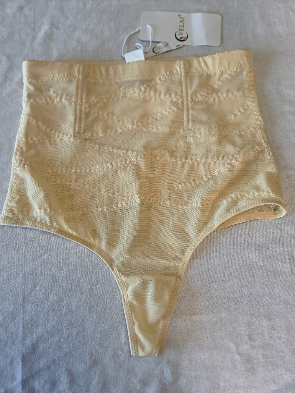 Share Velai Tummy Control Body Shaper High-Waist Thong Panty Boned Shapewear NWT